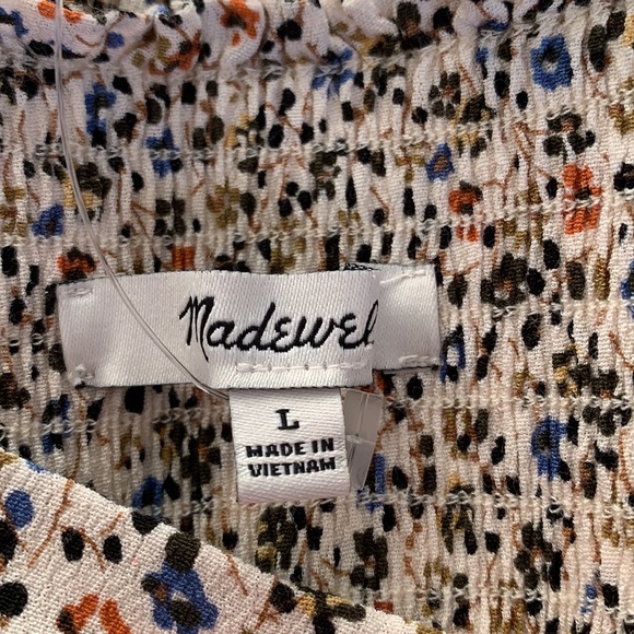 Madewell Floral Tie-Waist Tiered Mini Skirt - Picture 4 of 6